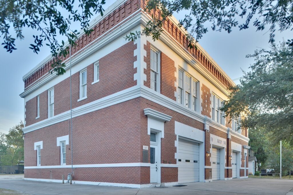 Historic Houston Heights fire station, photographed in 2010.